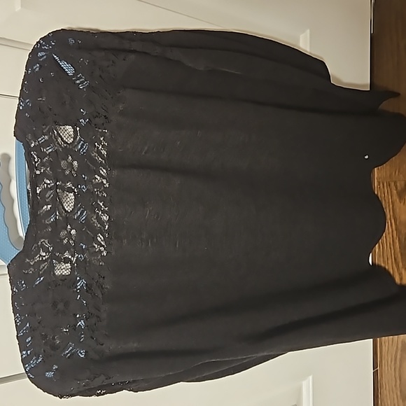 💖  $5 add to bundle item Lace on shoulders and back  Cardigan💖 - Picture 2 of 3